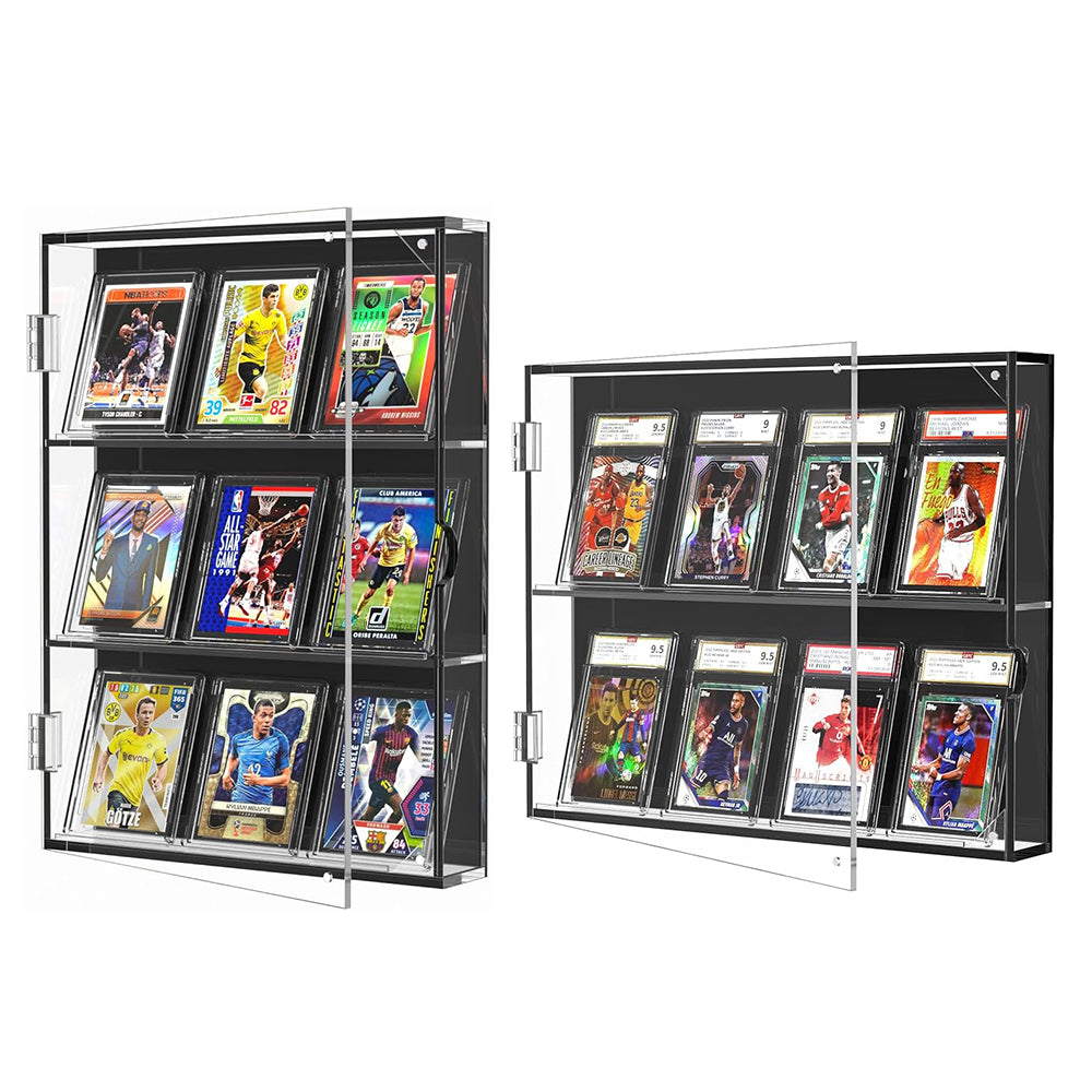 Trading Card Acrylic Display Frame,HD Hangable Graded Card Cabinet,For Sports Game Card