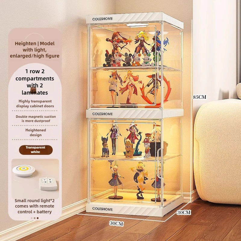 Hand-made Display Cabinet Transparent Ornaments Blind Box Dustproof Acrylic