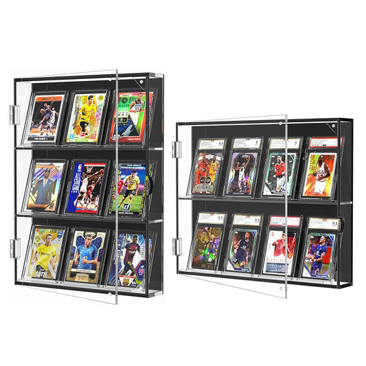 Trading Card Acrylic Display Frame,HD Hangable Graded Card Cabinet,For Sports Game Card