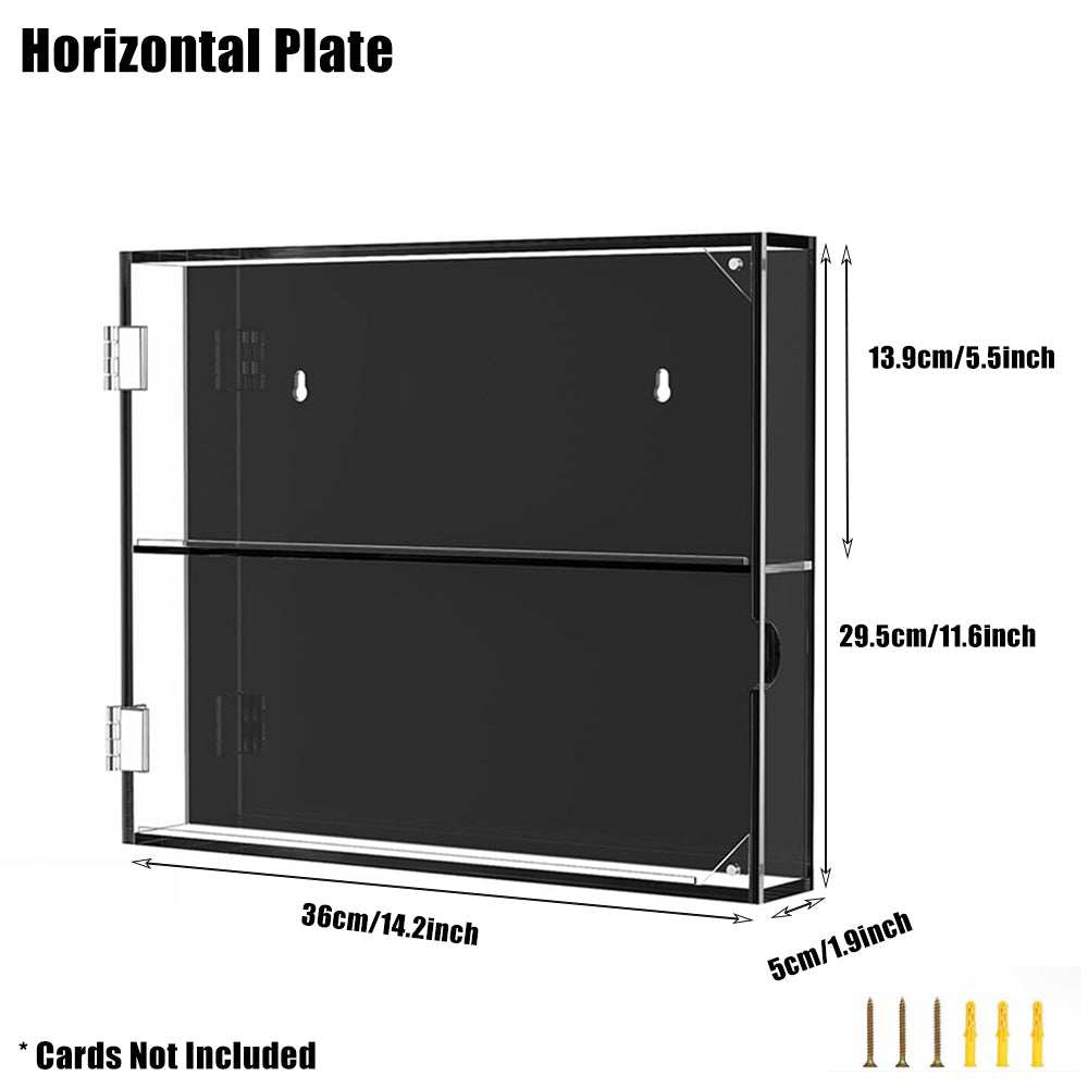 Trading Card Acrylic Display Frame,HD Hangable Graded Card Cabinet,For Sports Game Card